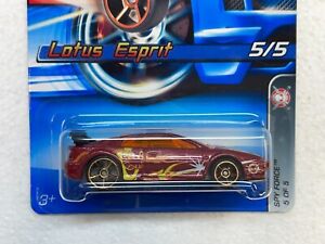 HOT WHEELS 2006 FASTER THAN EVER SPY FORCE LOTUS ESPRIT #5/5 COLLECTOR NO. 80