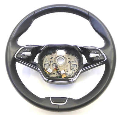 Skoda Enyaq IV NY 5AZ 5E3419093AT Multifunktionslenkrad Leder- beheizbar Lenkrad - Bild 1 von 4