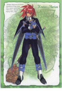 Tales of Symphonia Trading Card Frontier Works No.04 Normal Kratos Aurion - Picture 1 of 2