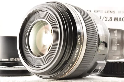 Lente Canon EF-S 60 mm F/2,8 MACRO USM AF Prime con capucha *como nueva* de Japón #3477 Foto 1 de 4