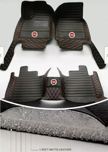 For Fiat Car Floor Mat Car All Models Waterproof Leather Carpets Easy Clean - Picture 1 of 13