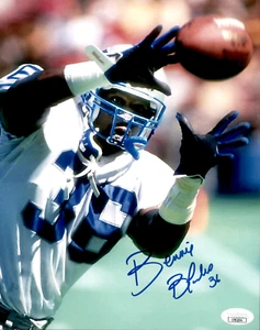 Foto firmada por Bennie Blades de los Detroit Lions 8x10 #2 certificado de autenticidad JSA - Imagen 1 de 1