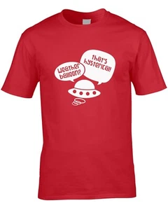UFO Witz Herren T-Shirt lustig Aliens Verschwörung Raumschiff Roswell cool - Bild 1 von 10