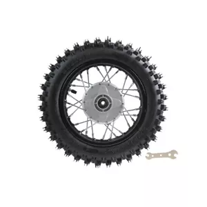 80/100-10'' Rear Wheel Tire Tyre Rim Drum Brake KLX TTR110E TTR90E Pit Trai Bike - Picture 1 of 8