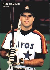 1992 Astros Mother's Baseball Card #6 Ken Caminiti