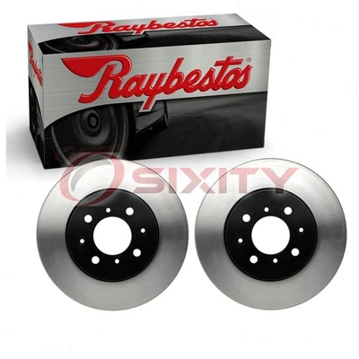 2 rotores de freno de disco delanteros Raybestos Street Performance para 1990-2001 eq Foto 1 de 4