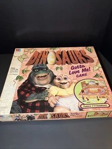 Vintage 1991 Dinosaurs Gotta Love Me! Milton Bradley Henson Complete - Picture 1 of 5