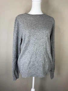 Tahari Sweater Womens Large Cashmere Crewneck Pullover Soft 2-Ply Cozy Classic - Picture 1 of 10