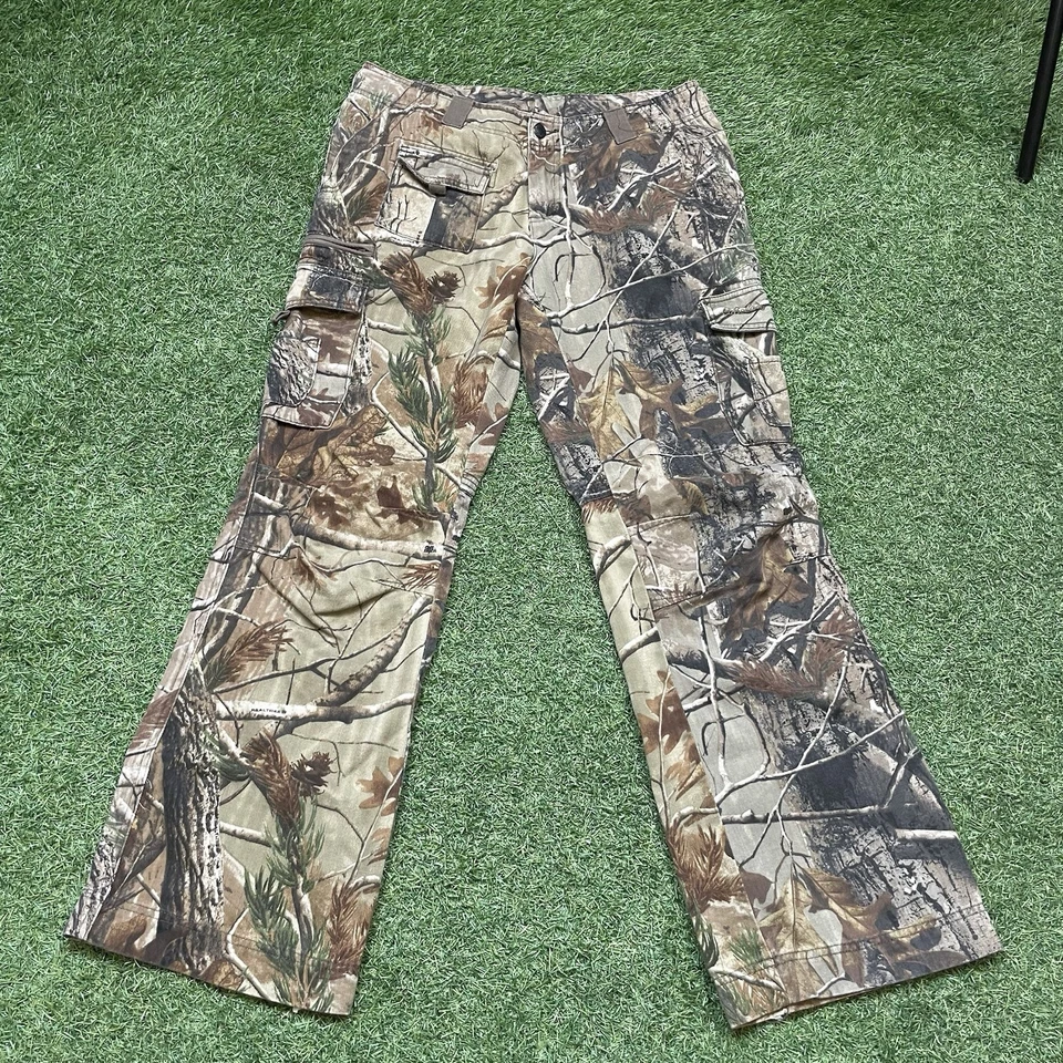 Cabela's Pants 12 Women Camouflage Tree Camo Hunting Hunter Hunt Pant - Image 1 of 4