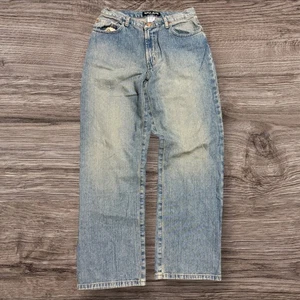 Guess Mens Classic Straight Jeans Blue Distressed Medium Wash Denim 30x32 - Picture 1 of 6