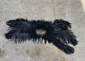Masquerade Mother Plucker Feather Mask - Picture 1 of 3