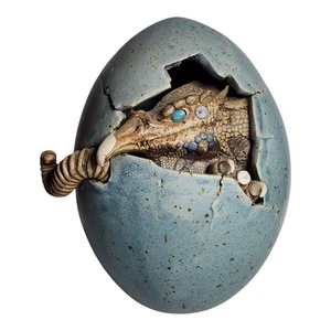 Dennis Thompson Ceramic Dinosaur Egg Snobhog Studios Opal Eye Hatchling Pottery - Picture 1 of 8