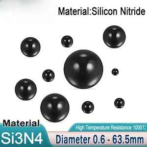 Silicon Nitride Ball Si3N4 0.6mm - 63.5mm Diameter Polish Ceramic Balls Grade 5 - Picture 1 of 12