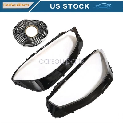 Headlamp Lens Cover FIT FOR 2020-2023 Mercedes-Benz W223 S CLASS S400 S500 S580 - Image 1 of 4