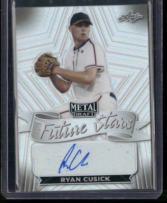 2021 Leaf Metal Draft #FS-RC1 Ryan Cusick Future Stars Autographs - Image 1 of 2