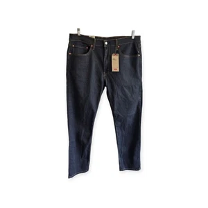 Levi's 502 Mens Denim Taper Jeans Dark Wash Blue Regular Fit Pants 36 x 32 - Picture 1 of 7