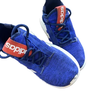 Adidas Shoes size 4 and a half Blue, used, loved, but have life left in them - Picture 1 of 8