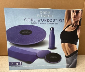 Lomi Fitness Core Workout Kit 7-Piece Home Fitness Set - Picture 1 of 9