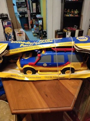 Napa Immediate Response Vehicle Truck Dirt Bike Track Toy - Image 1 of 4