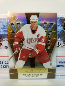 2021 Upper Deck SP Game Used Purity Legends Gold /150 Nicklas Lidstrom #P-62 HOF - Picture 1 of 2
