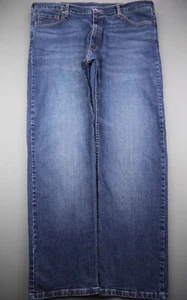 Pantalones de mezclilla para hombre Wrangler Premium calce relajado elásticos talla 40x32 (Sr 41x32) - Imagen 1 de 7