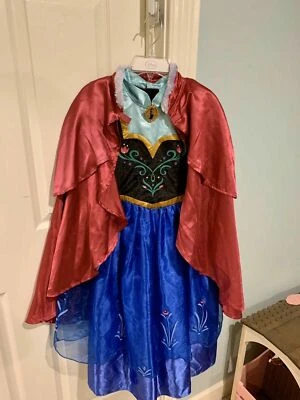 DISNEY Store Deluxe FROZEN Princess ANNA Costume Dress Up HALLOWEEN Girl 9/10 - Image 1 of 4