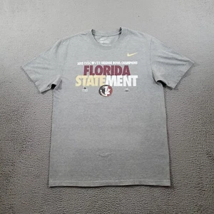 Florida State Seminoles Shirt Herren Large grau Nike Grafikdruck Sportswear T-Shirt - Bild 1 von 13