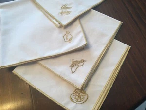 After 6 Looney Tunes Warner Brothers Coctail Napkins Set of 4 New Vintage - Picture 1 of 3