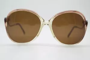 Vintage Sonnenbrille Neostyle MONDIAL 105/406 Rotbraun Transparent Gold Oval - Picture 1 of 6