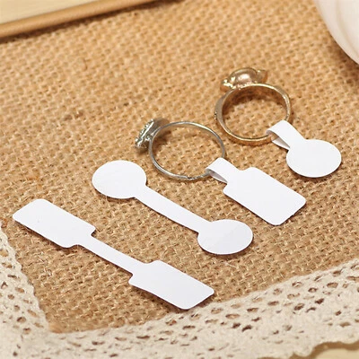 100cs Adhesive Sticker For Ring Necklace Jewelry Display Price Label Size Tags - Image 1 of 4