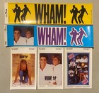 5 Vintage 1985 WHAM! George Michael Hit Parade Stickers - Unused Stock