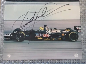 Christian Fittipaldi Signed "Big K" Car Glossy 8x10 Press Photo. Formula 1 , F1 - Picture 1 of 2