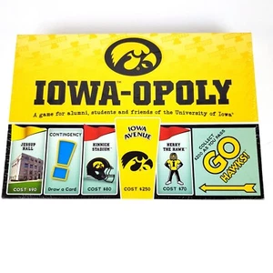 Iowaopoly College Brettspiel University Monopoly Hawkeye FABRIKVERSIEGELT - Bild 1 von 8