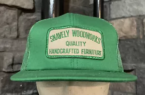 Vintage SCHÖNE HOLZARBEITEN handgefertigte Möbel Trucker Mütze Snapback Cap PATCH - Bild 1 von 13