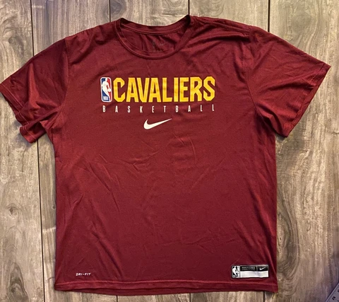 Nike 2019-20 Cleveland Cavaliers Cavs NBA Team Practice Tee Shirt Men's XL Cover