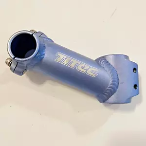 Vintage Titec Blue Anodized MTB/Road Stem Alloy 100mm - Picture 1 of 6