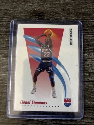 1991-92 Skybox - #250 Lionel Simmons - Image 1 of 2