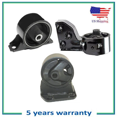 3PCS Motor & Trans Mount For 1995-1996 Mitsubishi Mirage 1.5L 6607 6669 6612 - Image 1 of 4