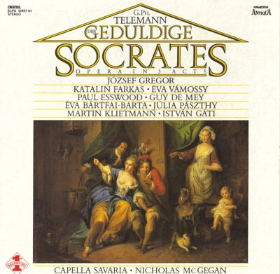 5LP TELEMANN Der Geduldige Socrates GREGOR VAMOSSY FARKAS Hungaroton SLPD-12957 - Image 1 of 3