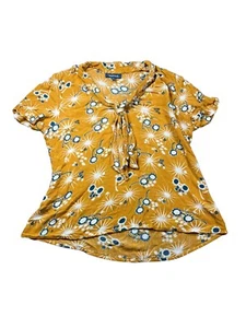 Sunflower Sunglasses Polished & Playful Short-Sleeve Top medium retro ModCloth - Picture 1 of 7