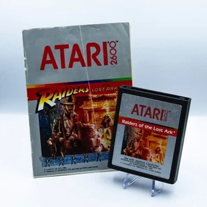 Raiders of the Lost Ark Atari 2600 | Cartridge & Manual Only | Tested & Working - Picture 1 of 6
