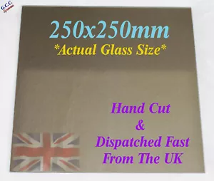 250 x 250 mm placa de vidrio espejo para cama de impresora 3D con calefacción Geeetech ANet Prusa - Imagen 1 de 1