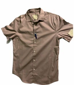 Nuevo con etiquetas colores Alexander Julian mangas cortas púrpura - Imagen 1 de 4