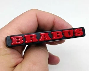 Mercedes Brabus GT GT R GT C GT S Emblem Rot Panamericana Kühlergrill Kühler NEW - Bild 1 von 9