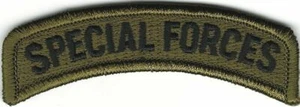 Green Black Multicam Special Forces Tab Fits For VELCRO® BRAND Loop Fastener - Picture 1 of 1