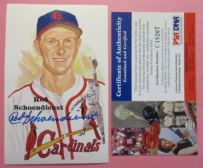 Red Schoendienst Signed Perez Steele - PSA DNA - Image 1 of 2