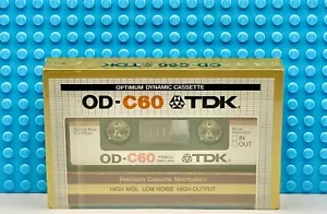 TDK OD 60 VINTAGE 1979-81 TYPE I BLANK CASSETTE TAPE (1) (SEALED) - Picture 1 of 3