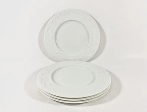 4 piatti per insalata bianca flauto magico Rosenthal Bjorn Wiinblad 22 cm 8,7 pollici - Foto 1 di 10