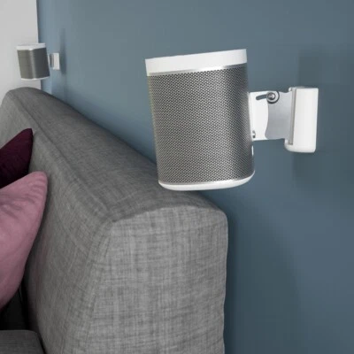 AVF Tilt & Turn Speaker Wall Mount Pair - Black or White - Image 1 of 4