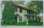 Exton, PA Pennsylvania The Zook House Lady in Front Chrome Postcard c69